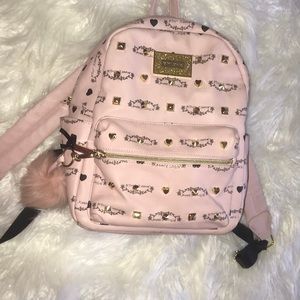Pink backpack